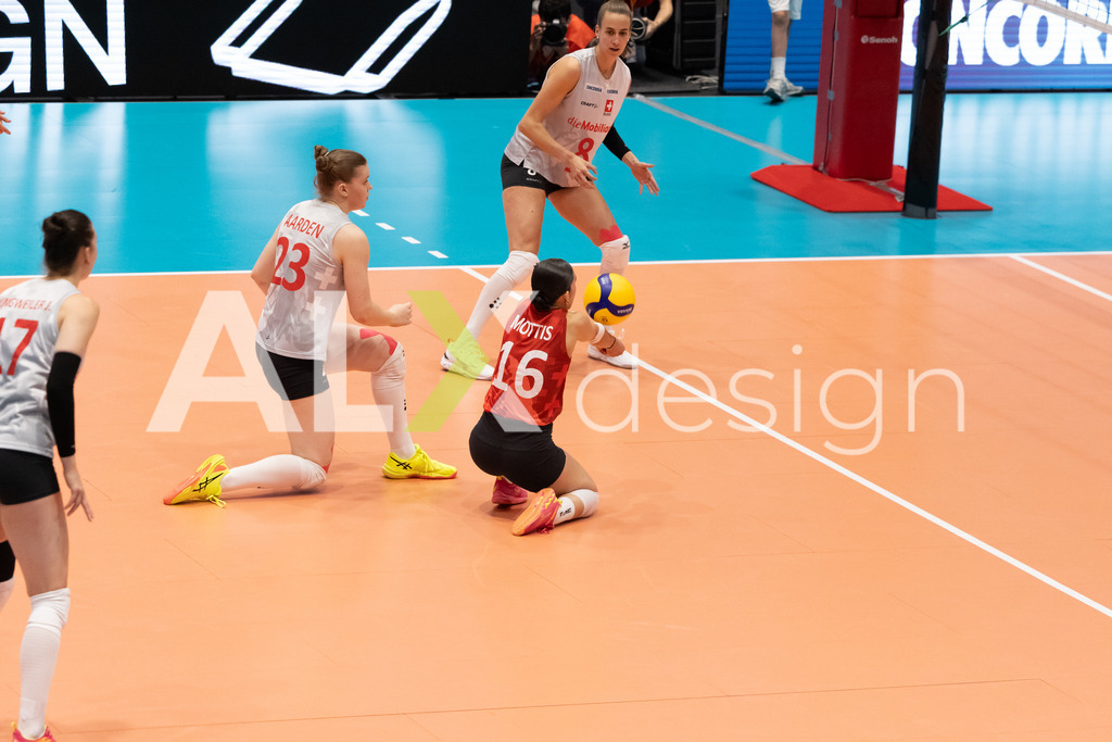 Georgia v Switzerland - CEV European League Women | KRIENS, SWITZERLAND - JUNE 12: FABIANA MOTTIS of Switzerland during the CEV European League match between Georgia and Switzerland at Pilatus Arena on June 12, 2026 in Kriens, Switzerland. - Realisiert mit Pictrs.com