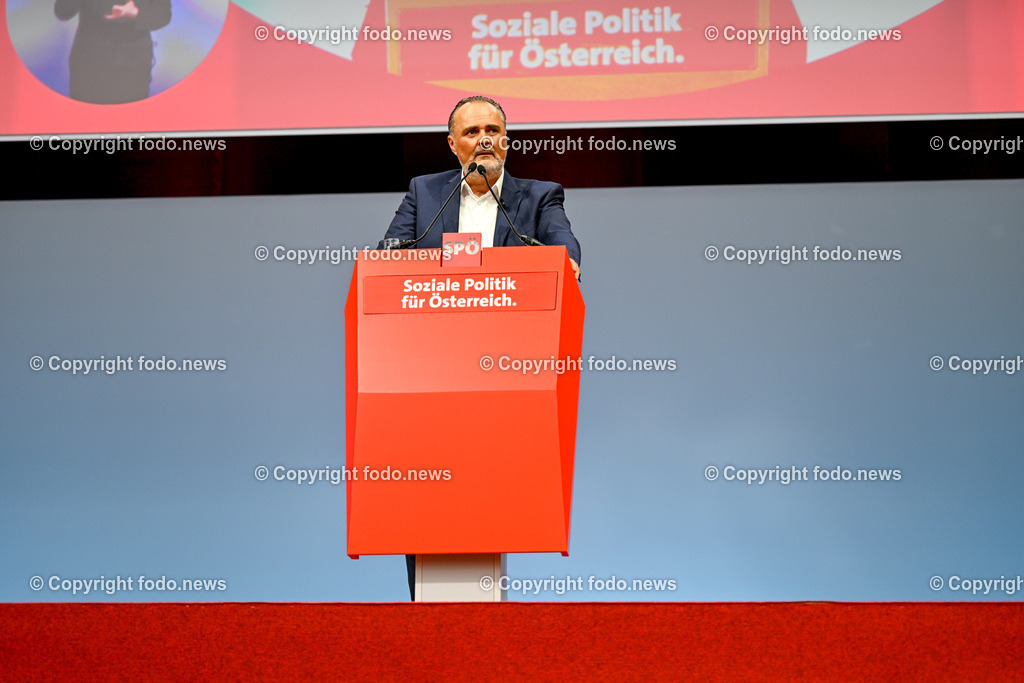 Bundesparteitag SPOE in Linz Design Center_ 03.06.2023-62 | 03.06.2023, Linz, AUT, Bundesparteitag SPOE in Linz Design Center, im Bild Hans-Peter Doskozil (SP, LH Burgenland)