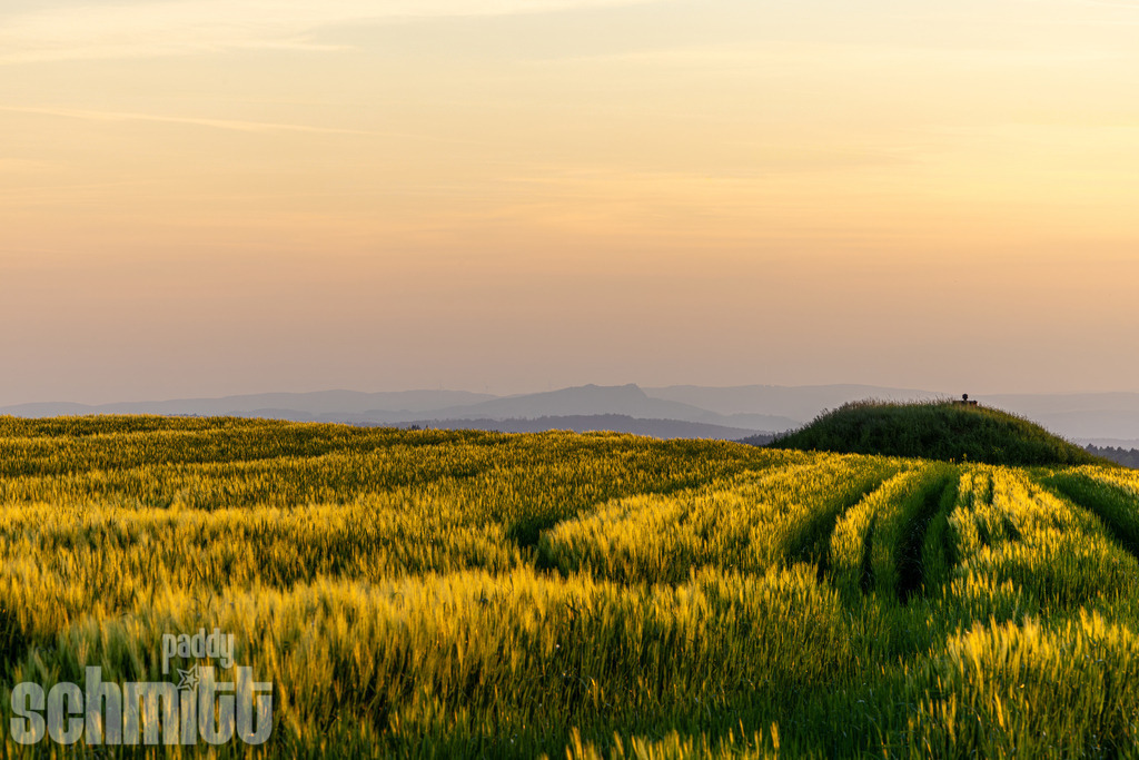 Sonnenuntergang bei Owingen am Bodensee | Bei Owingen am Bodensee taucht die untergehende Sonne die Landschaft in warme, goldene Farbtöne. Das sanfte Abendlicht und die ruhige Weite der Bodenseeregion schaffen eine idyllische Atmosphäre und fangen die besondere Stimmung des Tagesausklangs ein - Realisiert mit Pictrs.com