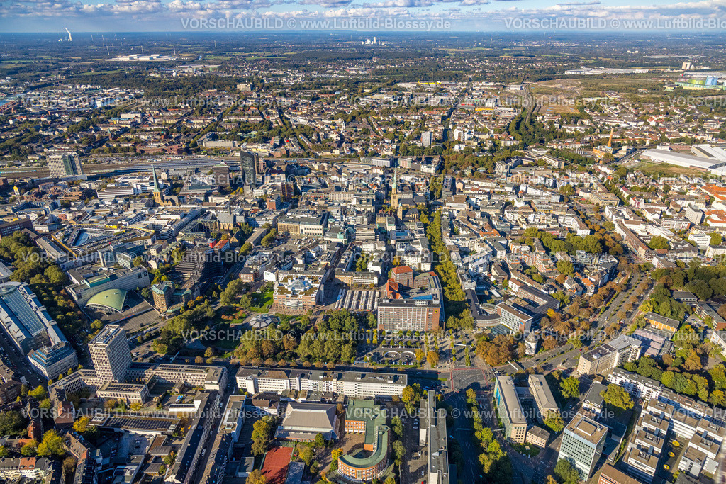 Dortmund241006037 | Luftbild, Innenstadt Übersicht mit Blick zum Hauptbahnhof nach Norden, City, Dortmund, Ruhrgebiet, Nordrhein-Westfalen, Deutschland