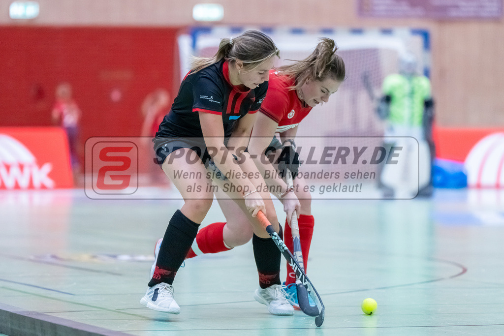 HK_20241214_100172 | 2. Bundesliga Halle Damen Crefelder HTC - DSD Düsseldorf am 14.12.2024 Halle Glockenpitz, Krefeld ,