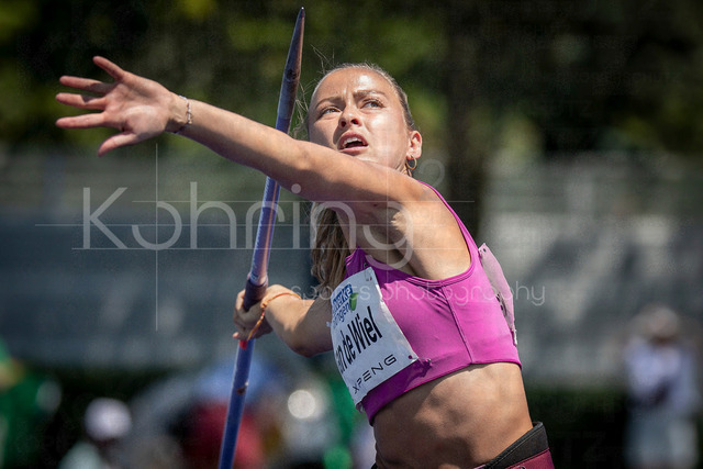 Multisport Event; Ratingen, 28.06.2026 | RATINGEN, GERMANY - JUNE 28, 2026 : Myke van de Wiel (NED / Netherlands) competing in the heptathlon’s javelin throw during the Multisport Event at Stadion Ratingen on June 28, 2026 in Ratingen, Germany.