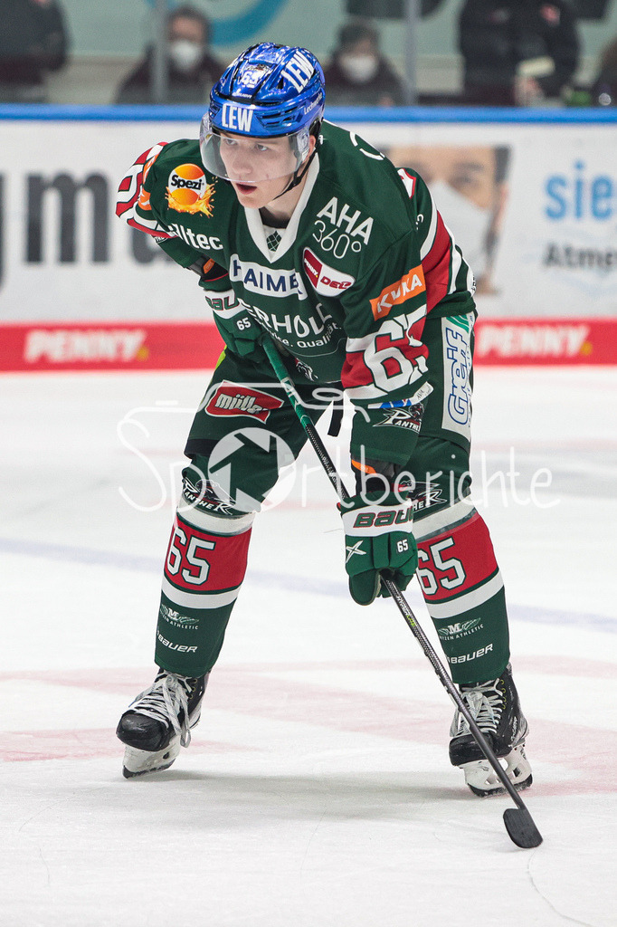 Augsburger Panther - Bietigheim Steelers | Niklas LAENGER (AEV #65) in Aktion