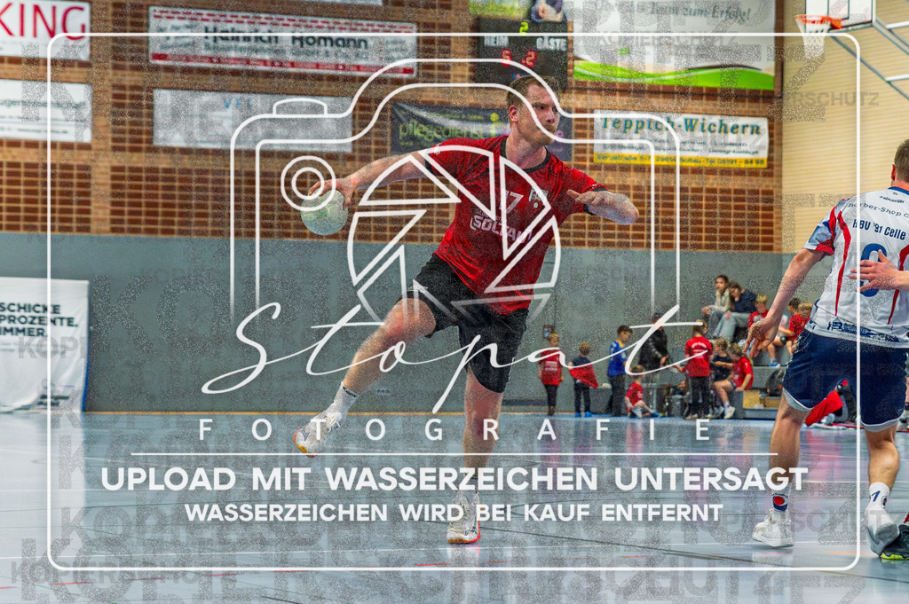 Regionsoberliga Herren Lüneburg-Stade - MTV Soltau vs. HBV 91 Celle | Sven Dormeier (MTV Soltau #17); Regionsoberliga Herren Lüneburg-Stade - MTV Soltau vs. HBV 91 Celle am 25.04.2026 in Sporthalle Oberschule Soltau, Soltau - Realisiert mit Pictrs.com