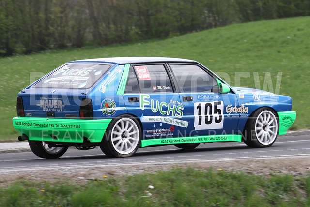 Rechberg Hill Climb 2009 – Motorsport Event in Austria | Rechberg Hill Climb 2009 in Tulwitz, Styria, Austria. The image shows Manfred Fuchs (A) Lancia Delta HF Integrale.     