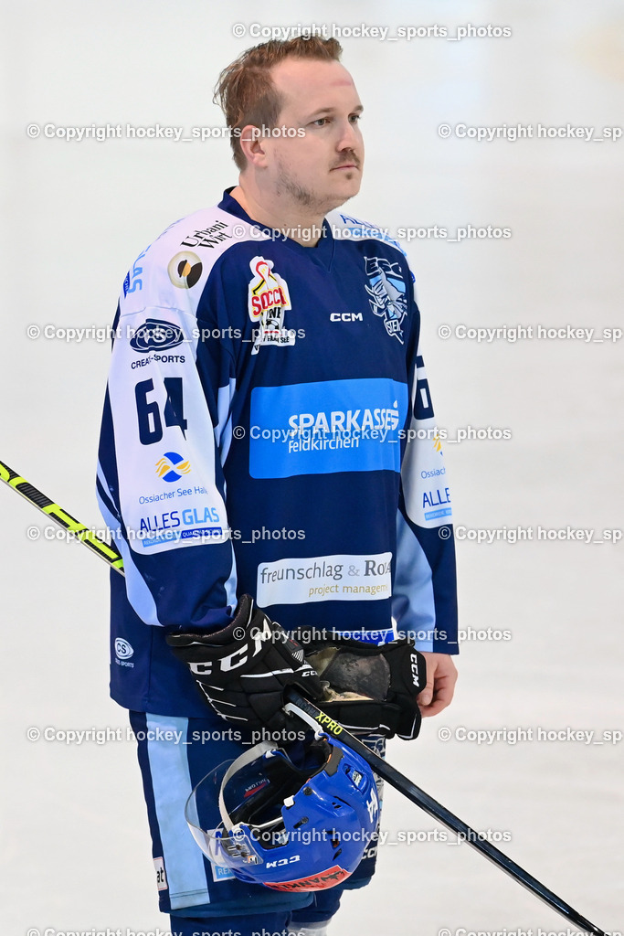 ESC Steindorf vs. EHC Althofen | #64 Stichauner Fabian ESC Steindorf, ESC Steindorf vs. EHC Althofen, ESC Steindorf vs. EHC Alhofen am 03.03.2024 in Steindorf (Ossiachersee Halle), Austria, (Photo by Bernd Stefan)
