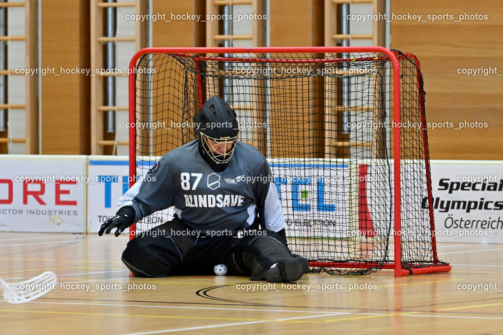 VSV Unihockey vs. Wiener Floorball Verein | #87 Timmo Taurer VSV Unihockey, VSV Unihockey vs. Wiener Floorball Verein, VSV Unihockey vs. Wiener Floorball Verein am 18.05.2025 in Villach (Ballspielhalle St. Martin), Austria, (Photo by Bernd Stefan)