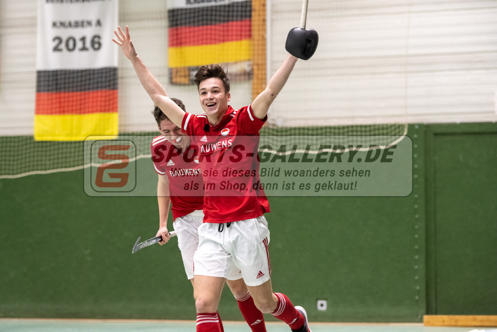SFE_20230305_0050 | Deutsche Meisterschaft Männliche U16 Halle 2023 am 05.03.2023 in Köln (KTHC Stadion Rot-Weiss Köln Tennis and Hockey Club), Photo: Stephan Fehrmann 2022 (Sports-Gallery)