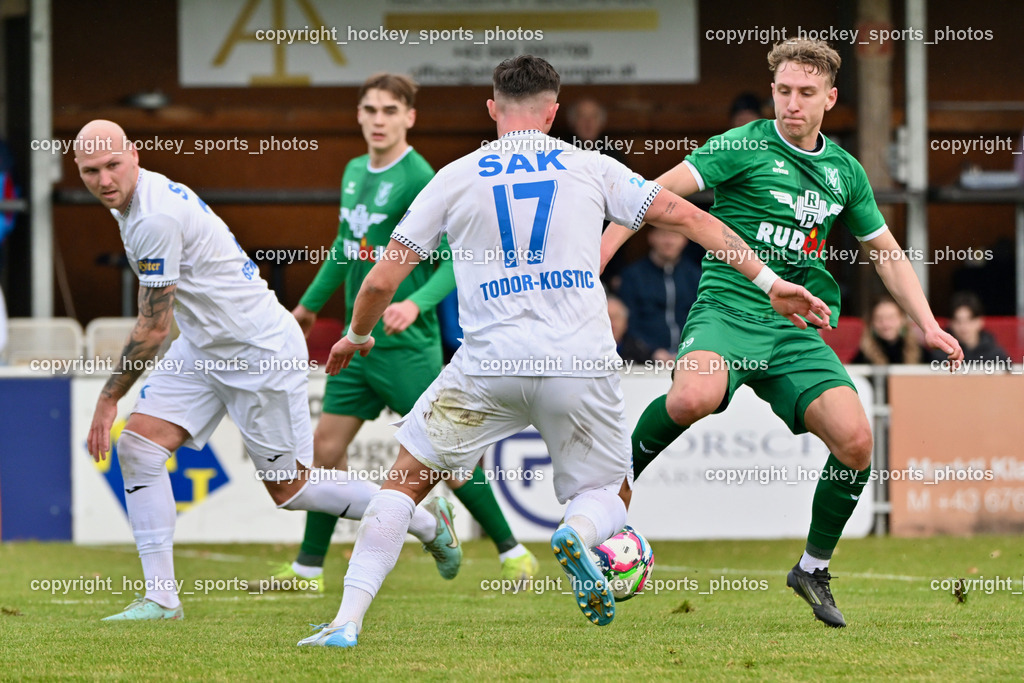 SAK vs. VST Völkermarkt | #21 Zan Benedicic SAK, #17 Timo Todor-Kostic SAK, #19 Valentin Safran VST Völkermarkt, SAK vs. VST Völkermarkt, SAK vs. VST Völkermarkt am 21.03.2026 in Klagenfurt (Sportpark Welzenegg), Austria, (Photo by Bernd Stefan)