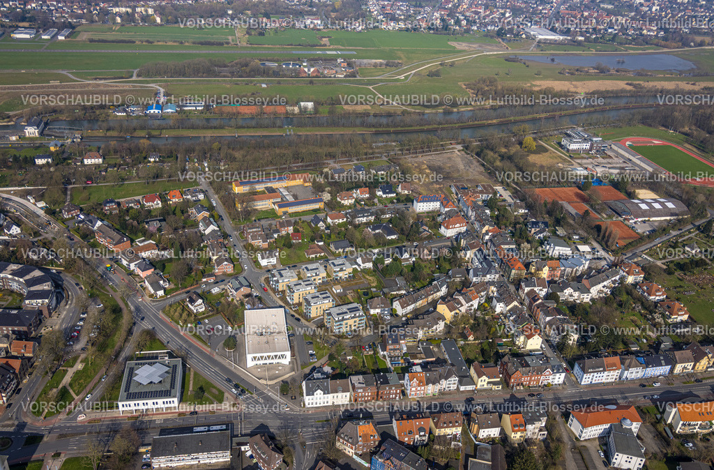 Hamm240306377 | Luftbild, Wohngebiet Bad Hamm, Mitte, Hamm, Ruhrgebiet, Nordrhein-Westfalen, Deutschland