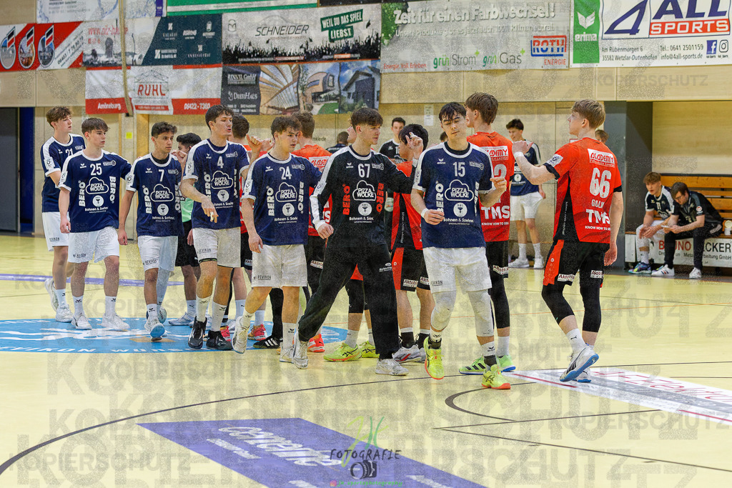 Jugendbundesliga A-Jugend; HSG Dutenhofen/Münchh. - HSG Rodgau Nieder-Roden | Jugendbundesliga A-Jugend; HSG Dutenhofen/Münchh. - HSG Rodgau Nieder-Roden am 07.12.2024 in Dutenhofen (Sporthalle Dutenhofen)Photo © 2024 - Jörg Heinrich - Realisiert mit Pictrs.com