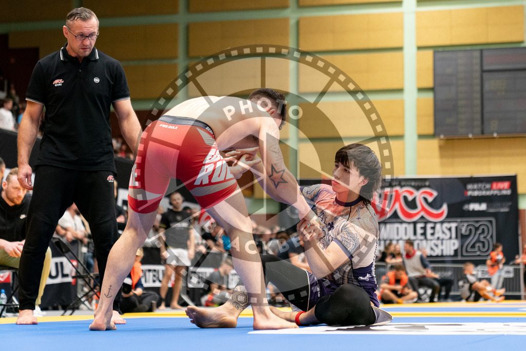 20230916PBB5934 | Fighters compete during the grappling tournement ADCC Trials (European, Middle East and African Championship) in Warsaw, Poland, on September 16, 2023.