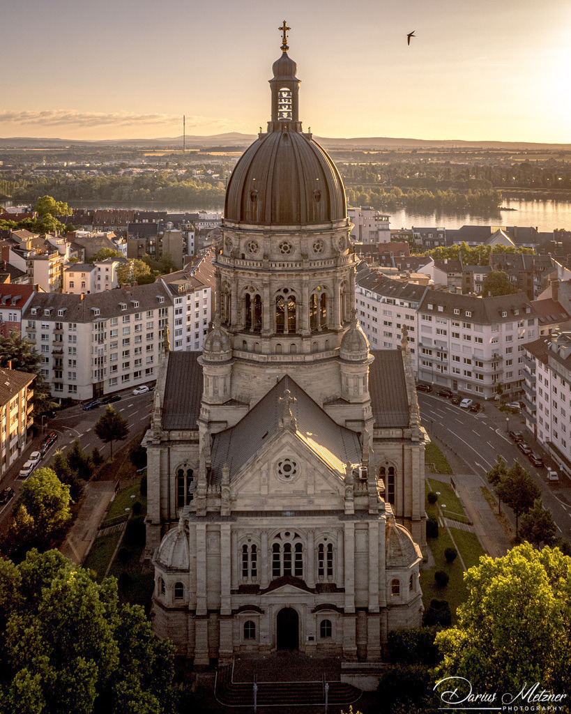 Die Christuskirche in Mainz | Die Evangelische Christuskirche an der Kaiserstrasse in Mainz