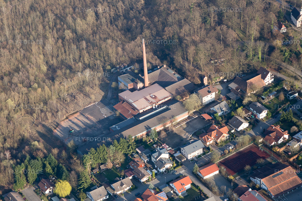 Luftbild: Lehmgrube Oberachern in Achern im Bundesland Baden-Württemberg in Deutschland. Foto: IMG_097697.jpg vom 16.03.2017 durch Werner Riehm/FLY-FOTO.de