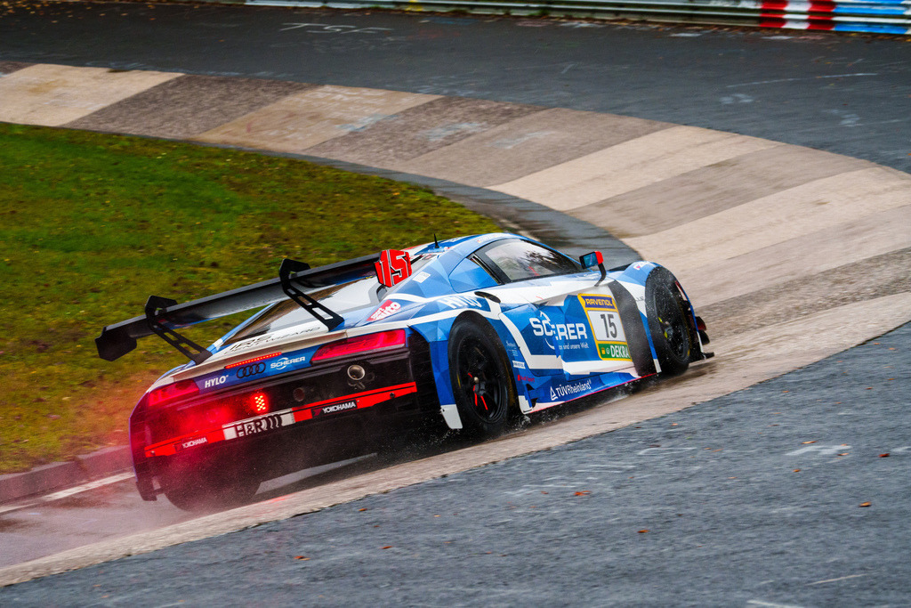 Nürburgring Langstrecken Serie (NLS) Rennen 5 | 19.10.2024 Nürburgring Langstrecken Serie (NLS) Rennen 5, Nürburgring,Deutschland, Bild: #15 Scherer Sport PHX, Frank Stippler und Nico Bastian im Audi R8 LMS GT3 evo 2 - Realisiert mit Pictrs.com
