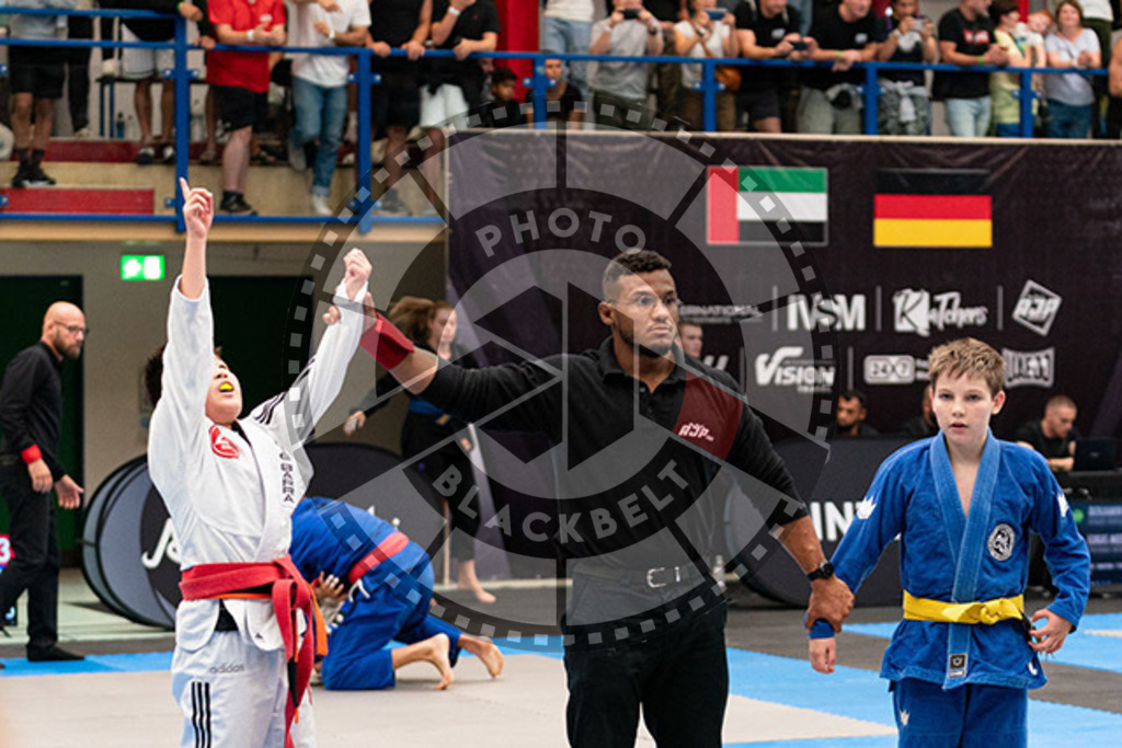 20230826PBB51400 | Fighters compete during the AJP INTLPRO BJJ and grappling competition in Hamburg, Germany, on August 26 2023.