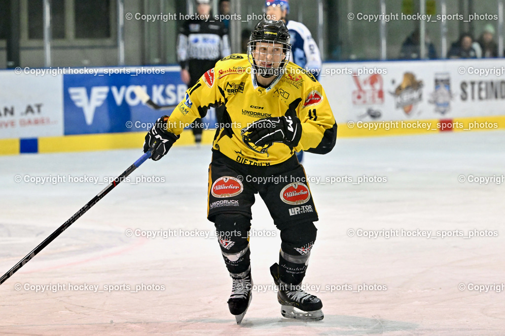 ESC Steindorf vs. EC Hornets Spittal 20.2.2024 | #11 Kucher Florian EC Hornets Spittal, ESC Steindorf vs. EC Hornets Spittal 20.2.2024, ESC Steindorf vs. EC Hornets Spittal 20.2.2024 am 20.02.2024 in Steindorf (Ossiachersee Halle), Austria, (Photo by Bernd Stefan)