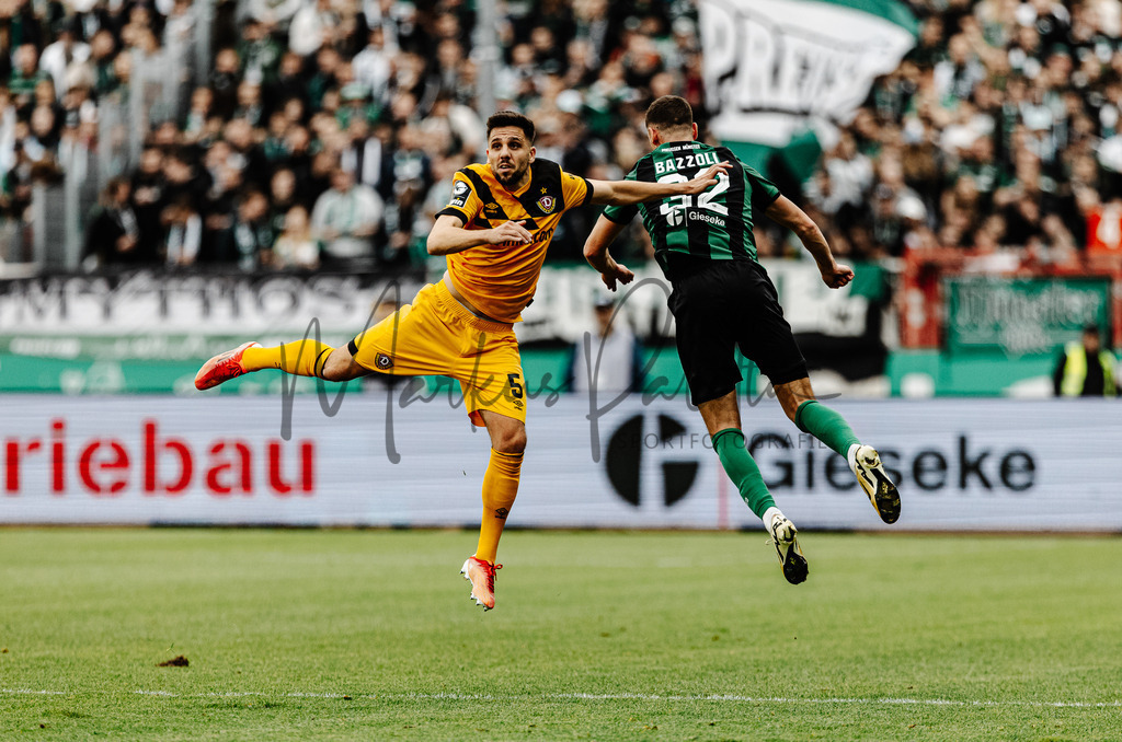 3. Liga, Saison 2023/24, 31. Spieltag: SC Preußen Münster - Dynamo Dresden | Münster, 30.03.2024: 3. Liga, 31. Spieltag, SC Preußen Münster gegen Dynamo Dresden im LVM-Preußenstadion in Münster. Foto: sportfotografie.ms | Markus Paletta - Realisiert mit Pictrs.com