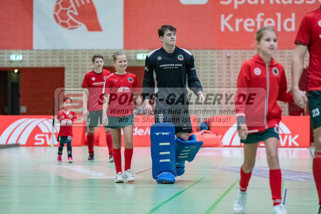 HK_20231216_107363 | 1. Bundesliga Herren  Crefelder HTC - Blau Weiß Köln am 16.12.2023 Sporthalle Glockenspitz, Krefeld ,