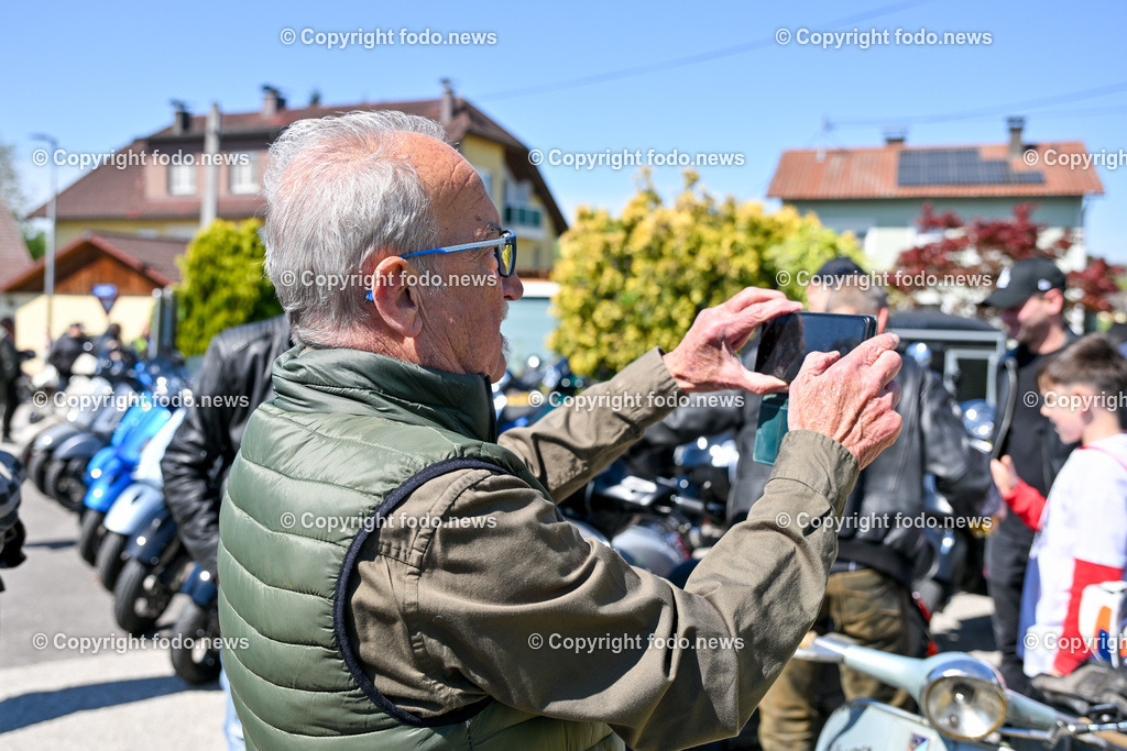 Lets Vespa togehter 2025_ Vespatreffen Neuhofen_ 27.04.2025-120 | 27.04.2025, Neuhofen, Kremsmuenster, AUT, Lets Vespa togehter 2025, Vespatreffen, im Bild Teilnehmer Vespatreffen, Motorsport Stadler©Copyright: Harald Dostal / fodo.media   Alle Bilder honorarfrei