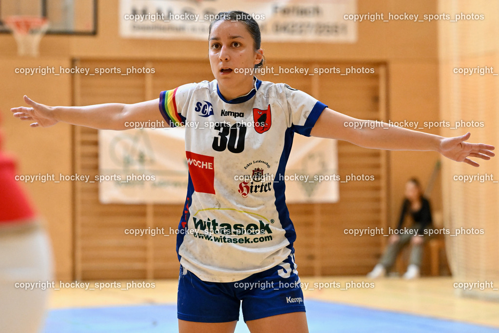SC Ferlach vs. Sport Lisboa Benfica 30.9.2023 | #30 LJUBIC Lena SC Ferlach, SC Ferlach vs. Sport Lisboa Benfica 30.9.2023, SC Ferlach vs. Sport Lisboa Benfica am 30.09.2023 in Ferlach (Ballspielhalle Ferlach), Austria, (Photo by Bernd Stefan)