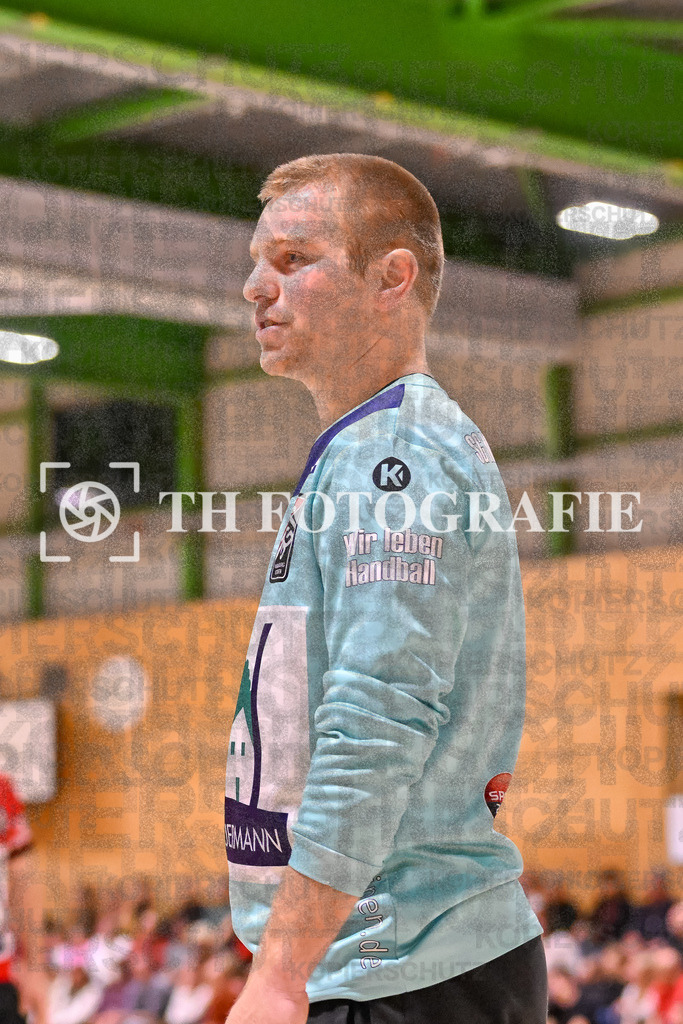 GER, SG Maulburg/Steinen - HSG Dreiland, Handball, Landesliga Suedbaden, 4. Spieltag, Saison 2024/2025, 12.10.2024 | Rubens Freuschle (SG Maulburg/Steinen, #01)GER, SG Maulburg/Steinen - HSG Dreiland, Handball, Landesliga Suedbaden, 4. Spieltag, Saison 2024/2025, 12.10.2024Foto: TH Fotografie/Thomas Hess