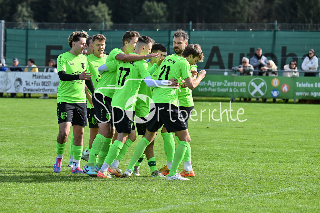 TSV Hollenbach - FC Stätzling | Jubel nach 0-1