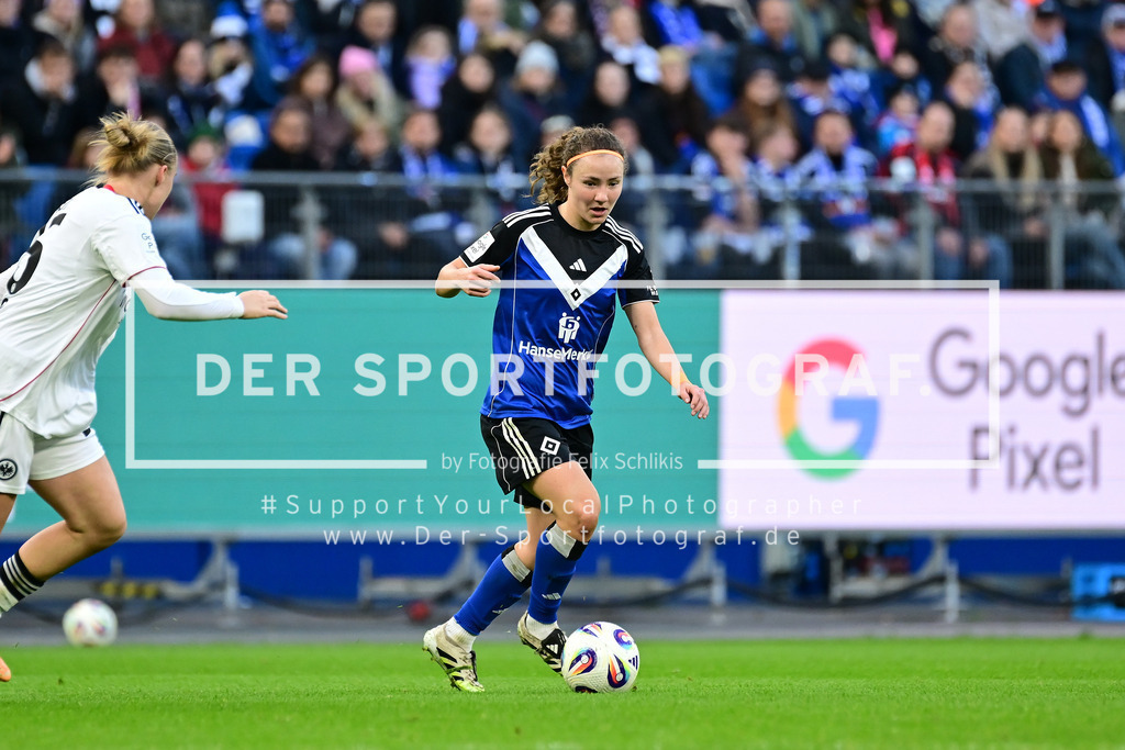Fußball I Frauen I Saison 2025-2026 I Bundesliga I 8. Spieltag I Hamburger SV - Eintracht Frankfurt I 25655 | Der Sportfotograf. - Realized with Pictrs.com
