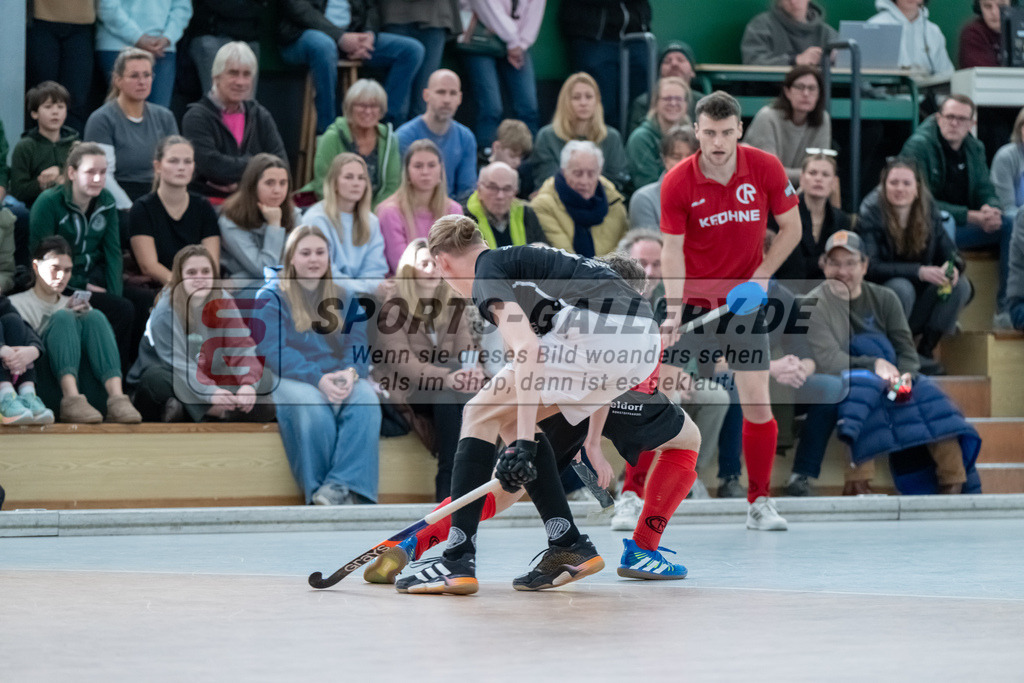HK_20250202_102290 | 2. Bundesliga Halle Herren Club Raffelberg - Schwarz Weiss Köln am 2.2.2025 Halle am Raffelberg, Duisburg ,