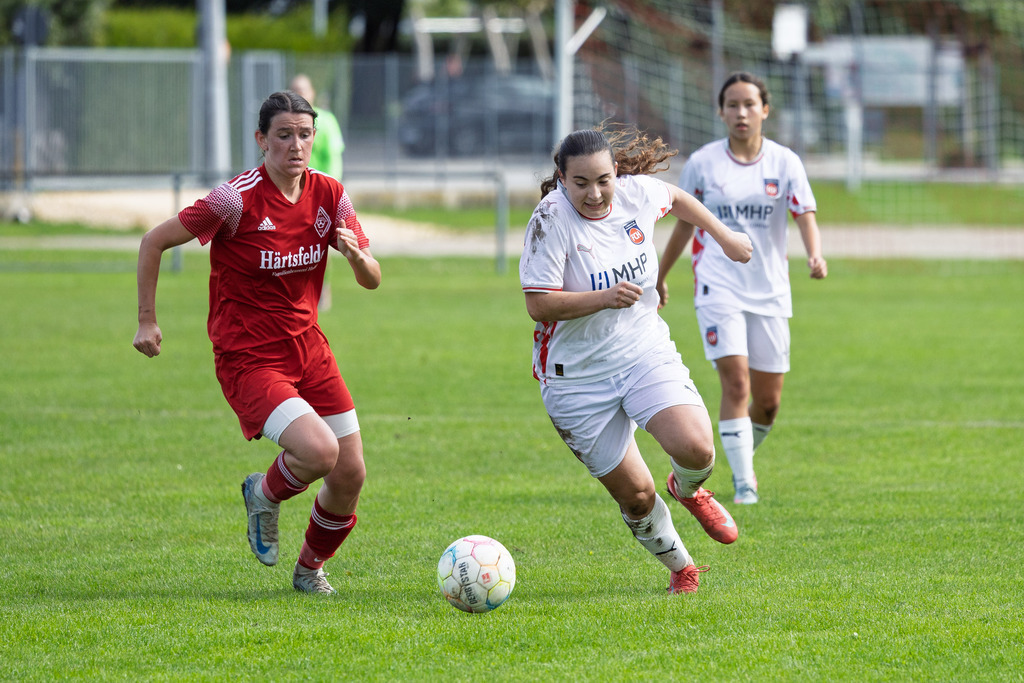 HÄRFCH_250914_0945 | FC Härtsfeld 03 vs. 1.FC Heidenheim 1846 II, Fußball, Frauen, Bezirksliga, 2025/2026, 1. Spieltag, 14.09.2025 in Dischingen(Foto: Michael Bulling) - Realisiert mit Pictrs.com
