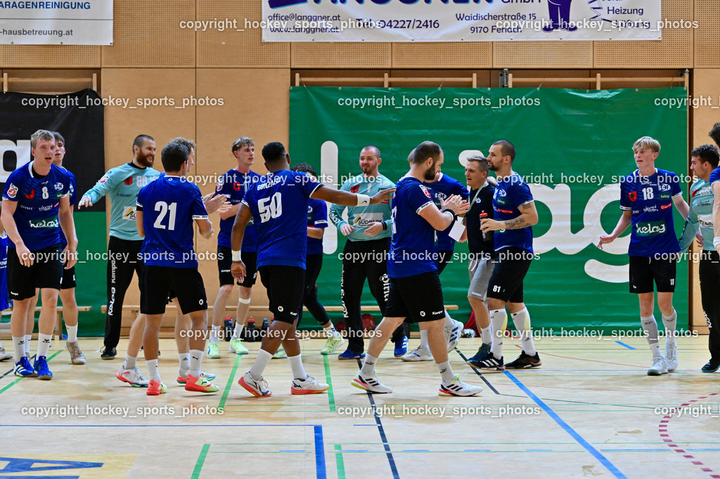 SC Ferlach vs. UHC Hollabrunn | Jubel SC Ferlach, SC Ferlach vs. UHC Hollabrunn, SC Ferlach vs. UHC Hollabrunn am 20.09.2025 in Ferlach (Ballspielhalle Ferlach), Austria, (Photo by Bernd Stefan)