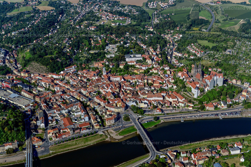 3636854 | MEIßEN 25.08.2016 Altstadtbereich und Innenstadtzentrum  in Meißen im Bundesland Sachsen, Deutschland // Old Town area and city center  in Meißen in the state Saxony, Germany Foto: Gerhard Launer