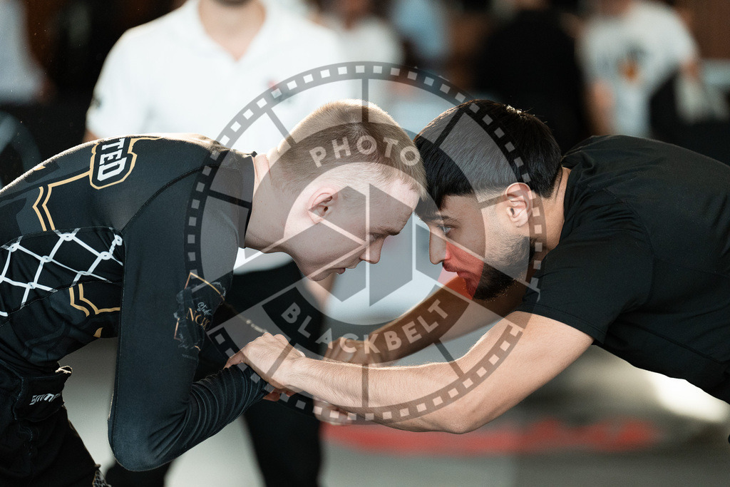 20251129PBB7598 | Fighters compete during the luta livre competition ILLCS XI winter edition on November 29, 2025 in Hannover, Germany.