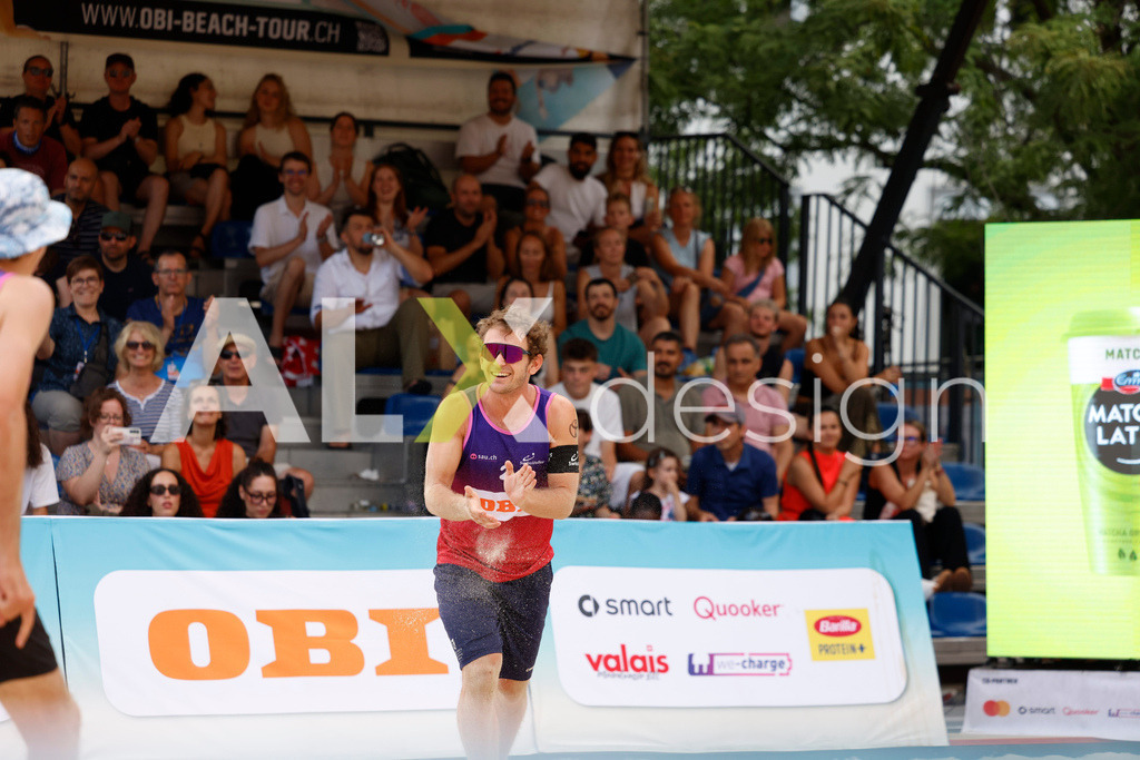 Obi BeachTour 2026 - Basel | BASEL, SWITZERLAND - JULY 18: [PLAYER NAME] during the Obi BeachTour 2026 match between NAPIER / aBASEL, SWITZERLAND - JULY 18: YVES HAUSSENER (SUI) during the Obi BeachTour 2026 match between NAPIER / PETERSEN (DEN) and HAGENBUCH / HAUSSENER (SUI) at Barfüsserplatz on July 18, 2026 in Basel, Switzerland.PETERSEN (DEN) and HAGENBUCH / HAUSSENER (SUI) at Barfüsserplatz on July 18, 2026 in Basel, Switzerland. - Realisiert mit Pictrs.com