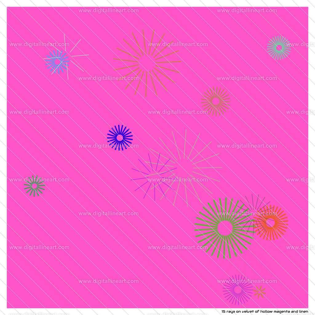 15-rays-velvet-of-hollow-magenta-and-linen | digitallineart - Realisiert mit Pictrs.com