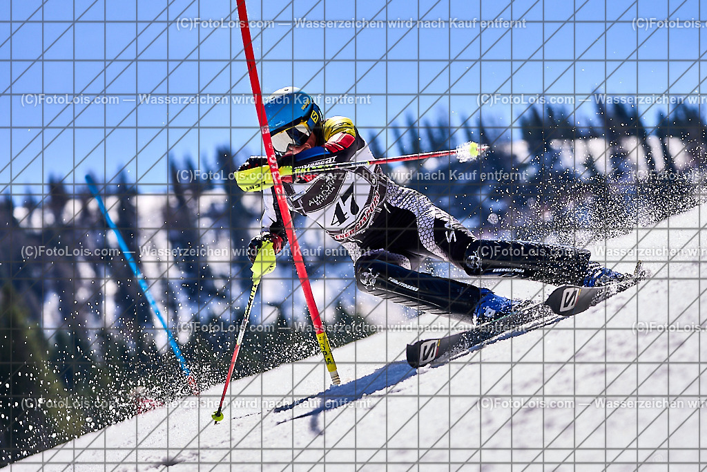 ALP2365_Reiteralm_Steir-LM_SL_Fischer Manfred | (C)FotoLois.com, Alois Spandl. Steirische Landesmeisterschaften Ski alpin SLALOM, Reiteralm, Sa 13. April 2024.