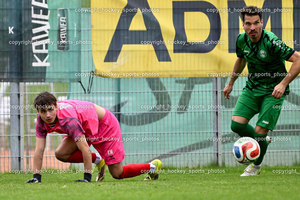 SC Landskron vs. SV Falle Maria Gail | #69 Oliver Cosic SV Maria Gail, #2 David Gräfischer SC Landskron, SC Landskron vs. SV Falle Maria Gail, SC Landskron vs. SV Falle Maria Gail am 17.05.2026 in Villach (Sportanlage Landskron), Austria, (Photo by Bernd Stefan)