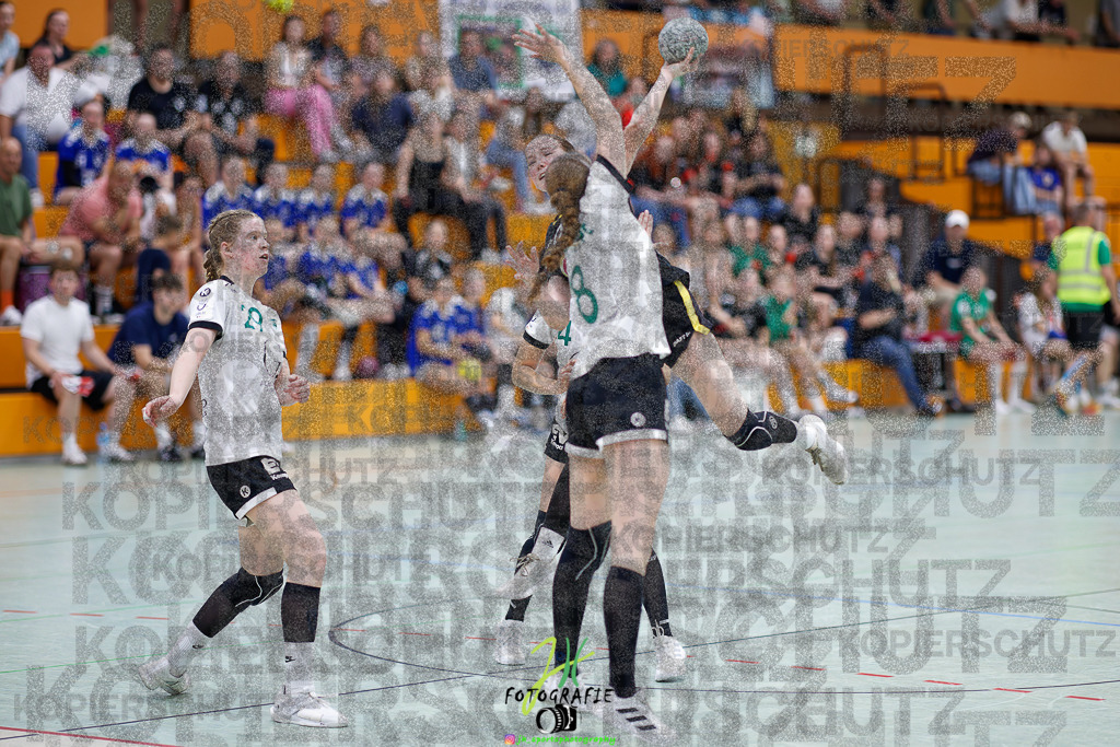 Quali-Turnier JBL wJA; Frisch Auf Göppingen - HC Rödertal | Quali-Turnier JBL wJA; Frisch Auf Göppingen - HC Rödertal am 31.05.2025 in Oberkleen (Weidig-Halle)Photo © 2025 - Jörg Heinrich - Realisiert mit Pictrs.com