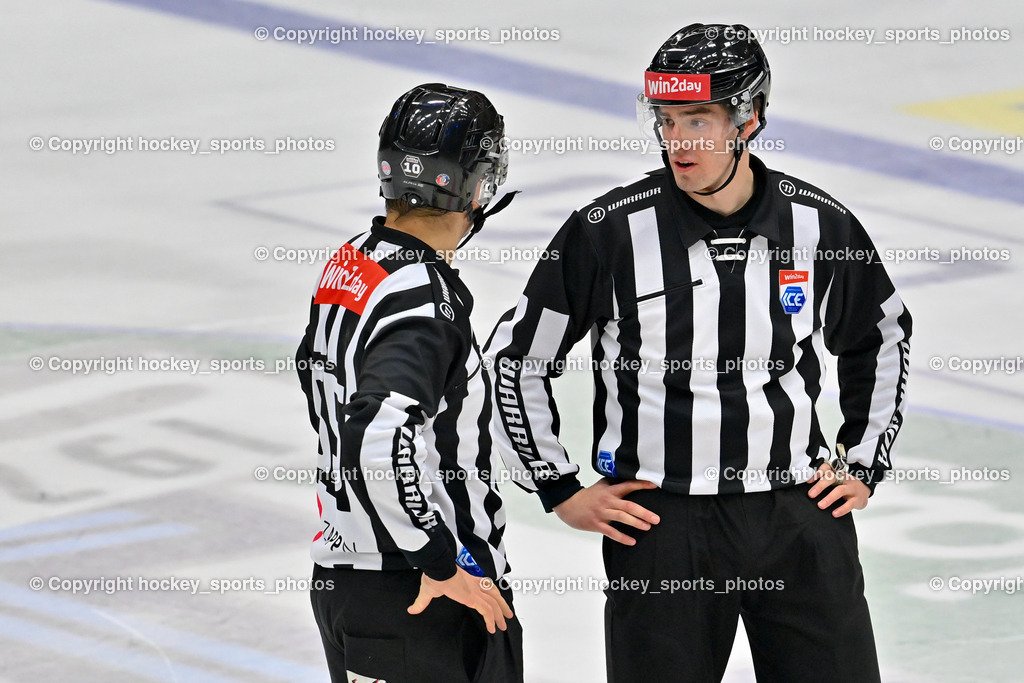 EC IDM Wärmepumpen VSV vs. Spusus Vienna Capitals 30.10.2022 | SNOJ TADEJ, PUFF WOLFGANG, Referees
