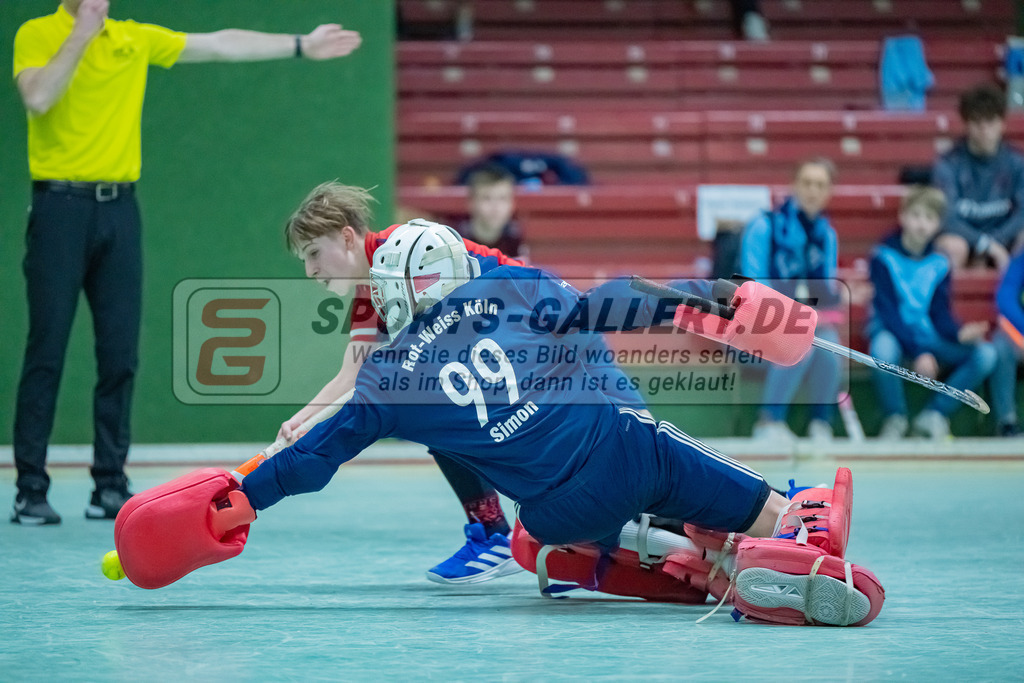 HK_20240225_108580 | Spiel um Platz 5 Deutsche Meisterschaft MU14 am 25.2.2024 Halle RW Köln, Köln ,