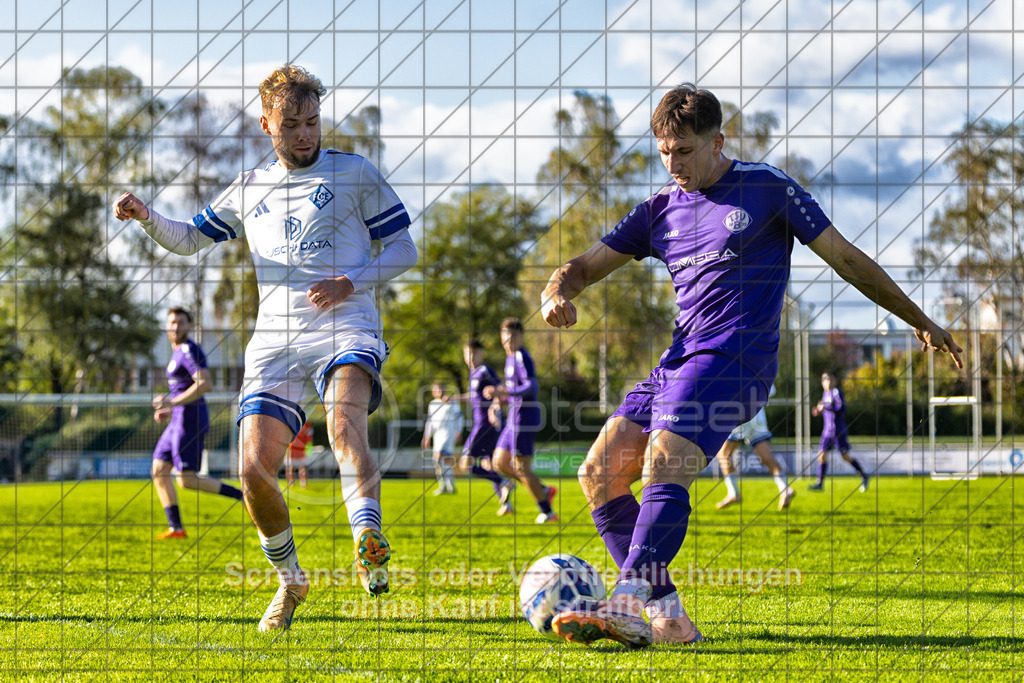 20261010_161123_0344-Bearbeitet_(c)_by_PhotoPeet | Marcel Hodzic (1.FC Eislingen #07)1.FC Eislingen (weiß) vs. TSV Bernhausen (lila), Fussball, Landesliga 2 - wfv, 11. Spieltag, Saison 2026/2027, Rasenplatz, Eichbachstation, Haldenstraße, 73054 Eislingen, 10.10.2026 - 15:30 Uhr,Foto: PhotoPeet / Sport- &amp; Eventfotografie / Peter Harich