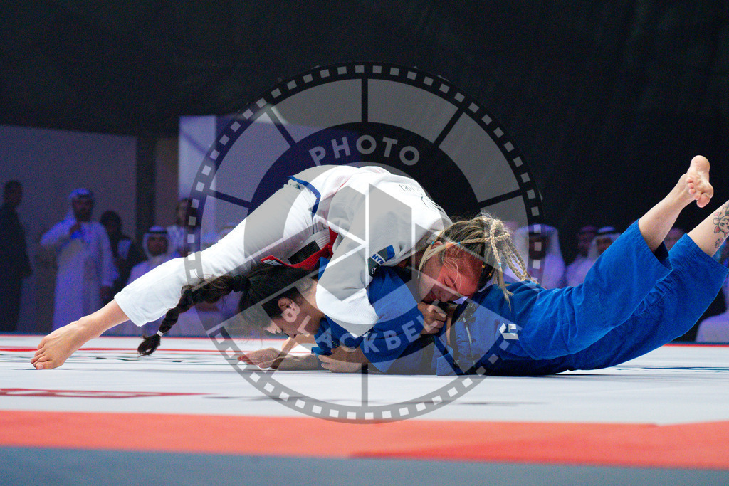20231110PBB1377 | Fighters compete during the AJP World Professional Championship blackbelt finals in the Mubadala Arena in Abu Dhabi, Arab United Emirates, on November 10, 2023.