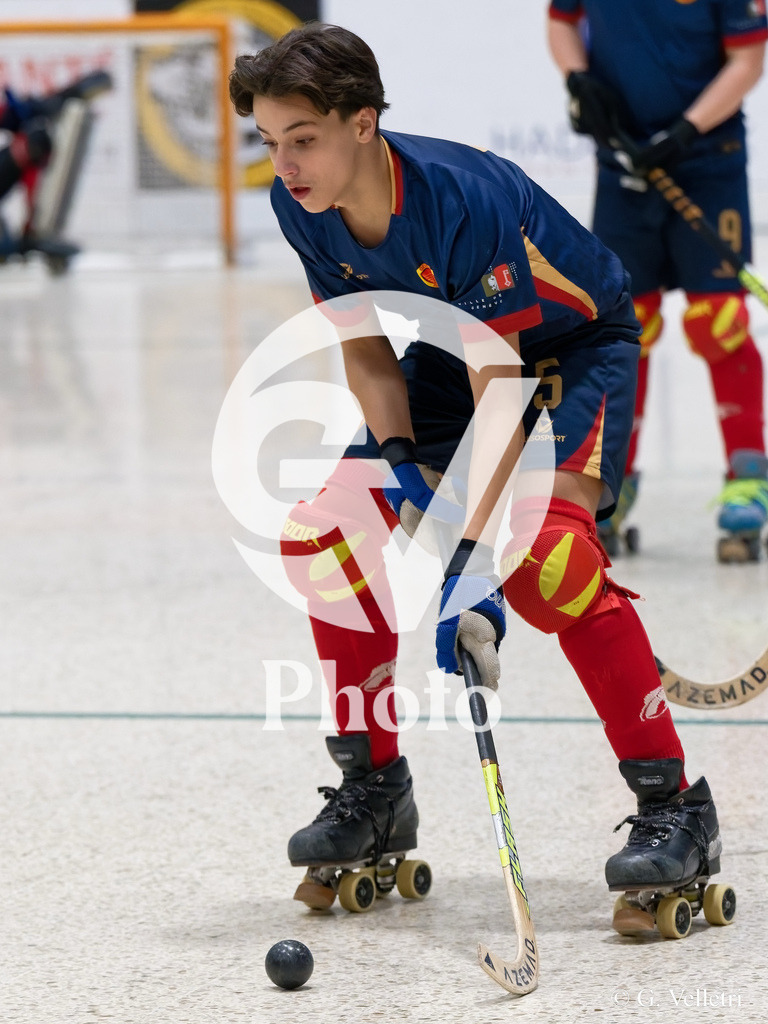U17  - SC Thunerstern  v Geneve RHC A  |  during the U17  match between SC Thunerstern  and Geneve RHC A  at Centre sportif de la queue d'arve in Geneve, Switzerland