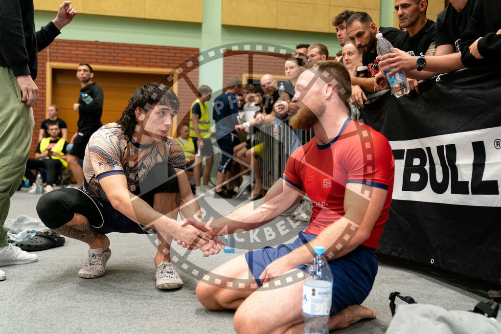 20230916PBB7418 | Fighters compete during the grappling tournement ADCC Trials (European, Middle East and African Championship) in Warsaw, Poland, on September 16, 2023.