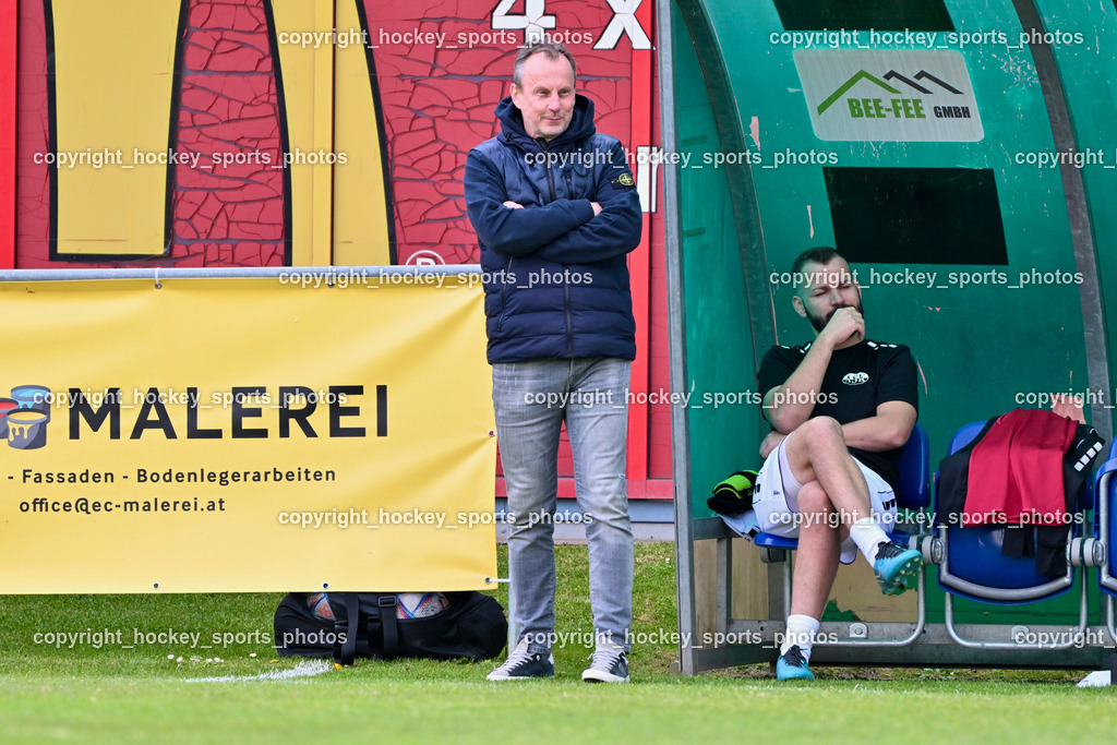 ASK Klagenfurt vs. SK Vorwärts Steyr 21.4.2024 | Headcoach ASK Klagenfurt Dietmar Thuller, ASK Klagenfurt vs. SK Vorwärts Steyr 21.4.2024, ASK Klagenfurt vs. SK Vorwärts Steyr am 21.04.2024 in Klagenfurt (ASK Sportzentrum Fischl), Austria, (Photo by Bernd Stefan)