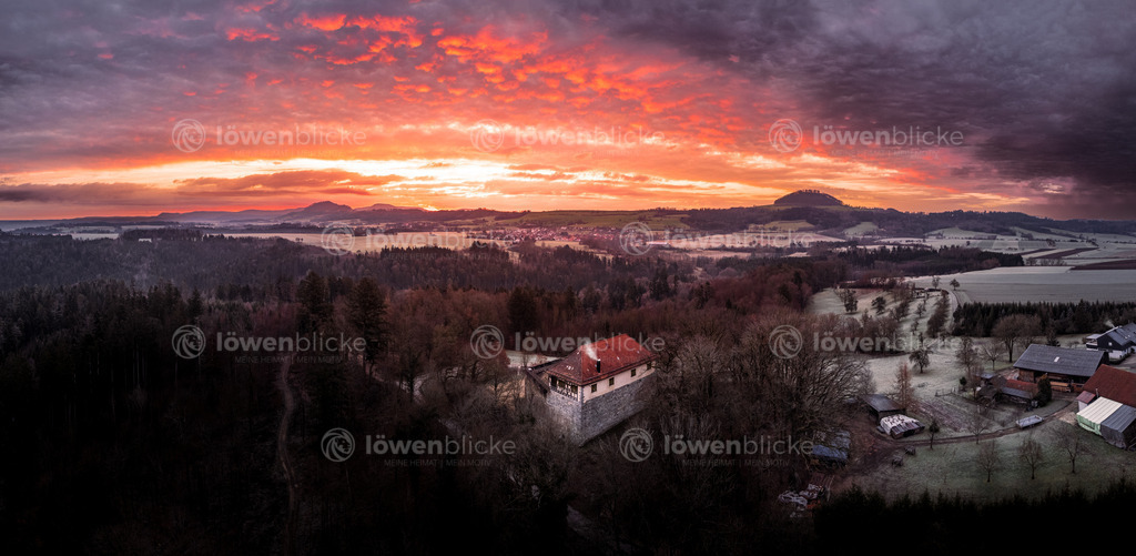 Das Wäscherschloss am frühen Morgen | löwenblicke | shop