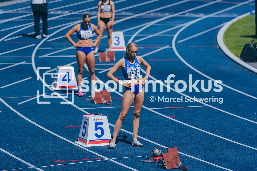 DM U23 U18 Bochum 2026 | Matilda Seibert (TV Gladbeck 1912), Startnummer 1588 Deutsche Meisterschaften der U18 &amp; U23 2026, Lohrheidestadion Bochum-Wattenscheid, 04.07.2026 Foto: Marcel Schwering / sportimfokus - Realisiert mit Pictrs.com