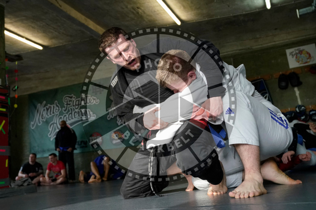 20240413PBB6833 | Fighters compete during the Grapplethon 24hours of rolling for a reason in Hamburg, Germany, on April 13, 2024.