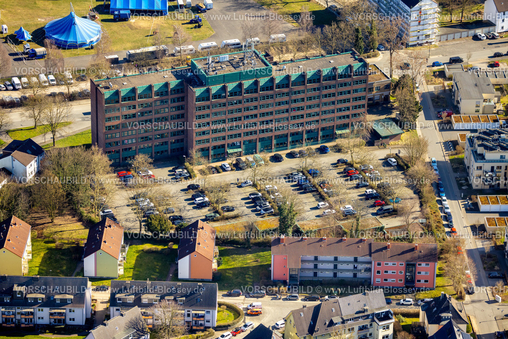 Hagen250302364 | Luftbild, Polizeipräsidium Hagen Gebäude, Altenhagen, Hagen, Ruhrgebiet, Nordrhein-Westfalen, Deutschland