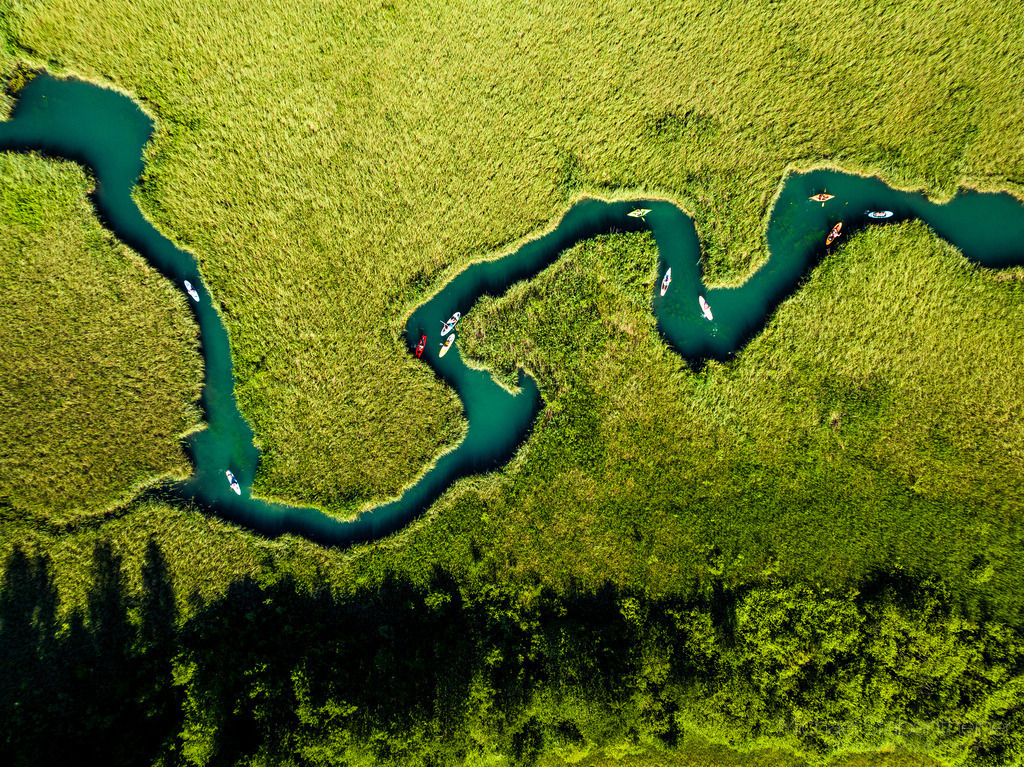 Faaker See | "Everglades  vom Faaker See" Schilf Mäander in Kärnten / Österreich